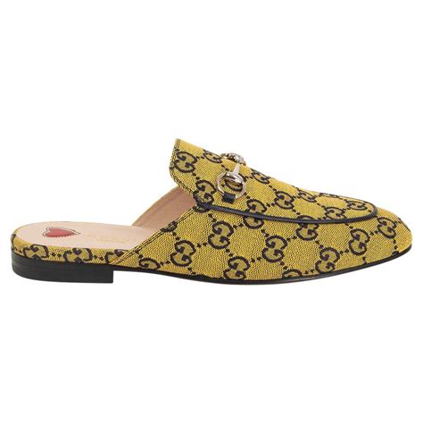 yellow gucci princetown|gucci princetown sale.